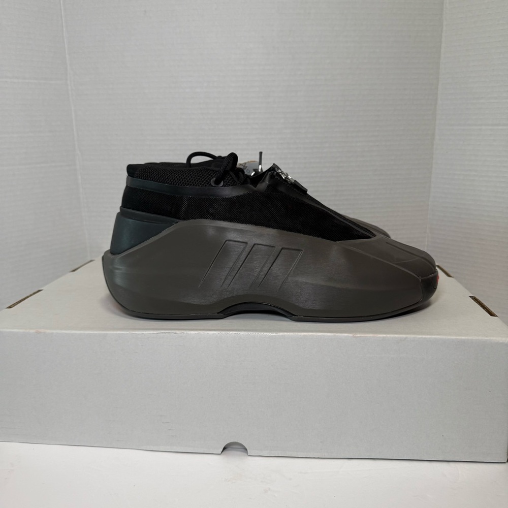 adidas Crazy IIInfinity Men's Shoes IG6156 Charcoal/Black/Red sz 10 Kobe Bryant - Picture 4 of 7